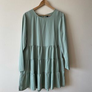COPY - Misguided tiered smock  dress